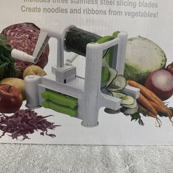 BJ's Club Spiral Slicer 3 in 1 Stainless Steel Slicing Blades NEW Item #34186 - Picture 4 of 7